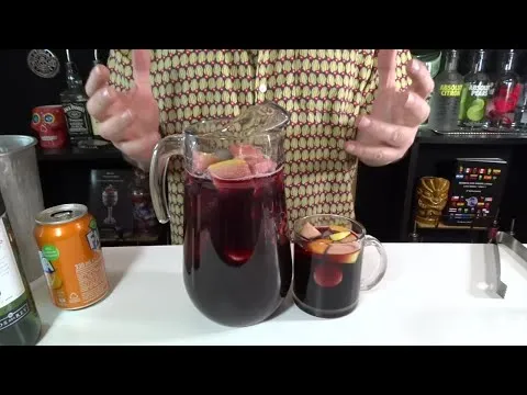 Como hacer una buena sangria de vino tinto